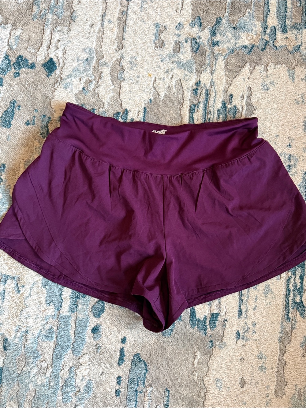 Avia Deep Plum Athletic Shorts